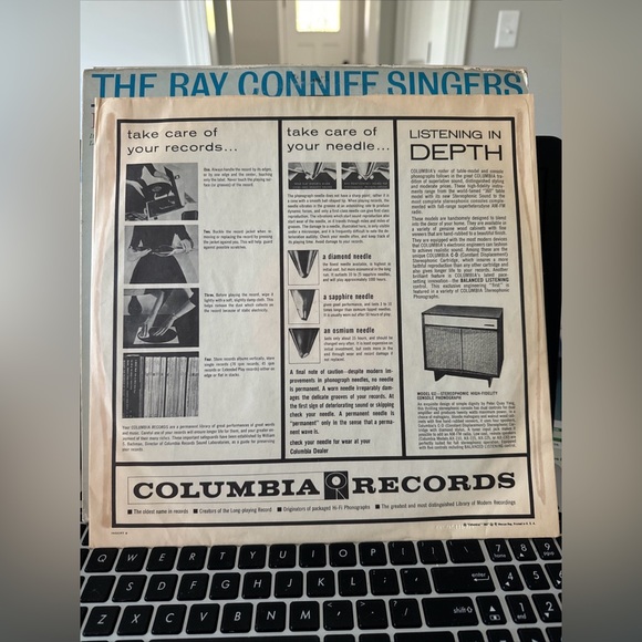 It’s The Talk Of The Town (CL 1334) & ‘s Marvelous (CL 1074) Ray Conniff Vintage - Picture 6 of 9